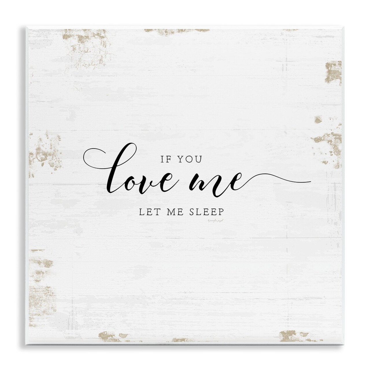 Stupell Industries Let Me Sleep Romantic Humor Wall Plaque Art